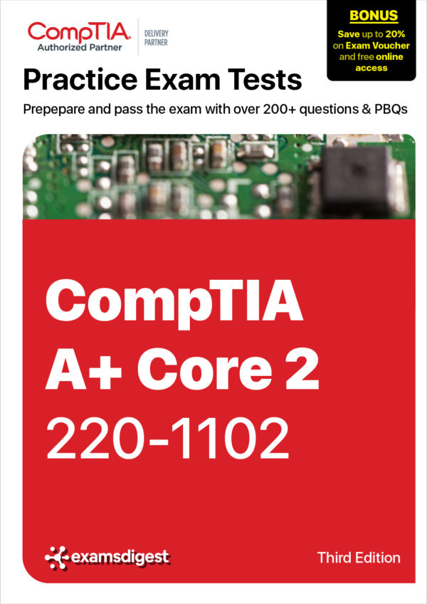 CompTIA A+ 220-1102 Practice Exam Test Questions & Labs / PBQs