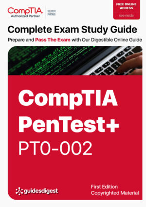 CompTIA PenTest+ PT0-002 Study Guides, Practice Exam Questions and PBQs